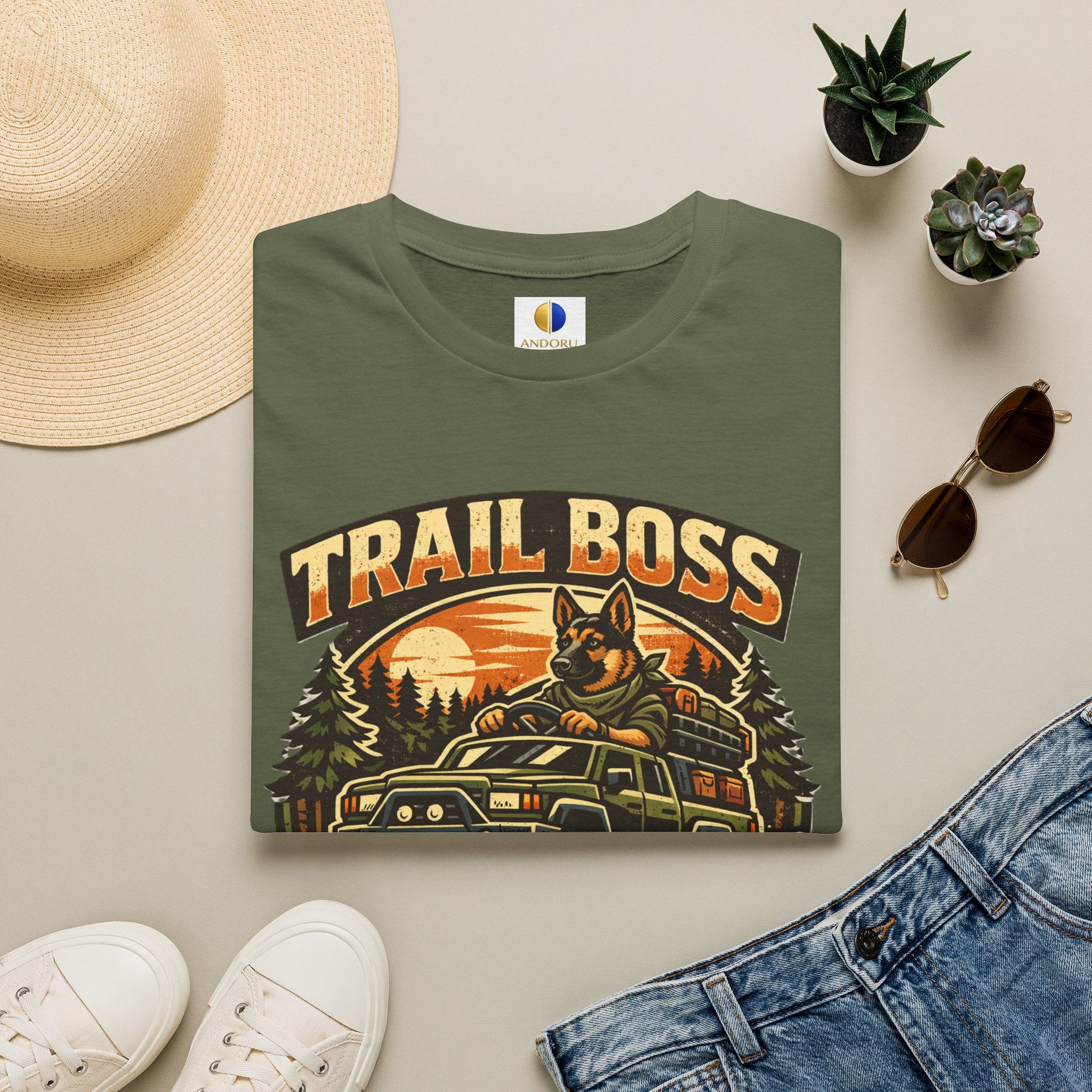 Trail Boss Off-Road T-Shirt — Adventure Jeep Graphic Tee