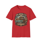 The Dog Driving Club T‑Shirt — Route 66 Retro Pet Road Trip Tee