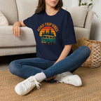 Road Trip Vibes T-Shirt — Retro Van Sunset Graphic