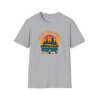 Road Trip Vibes T-Shirt — Retro Van Sunset Graphic