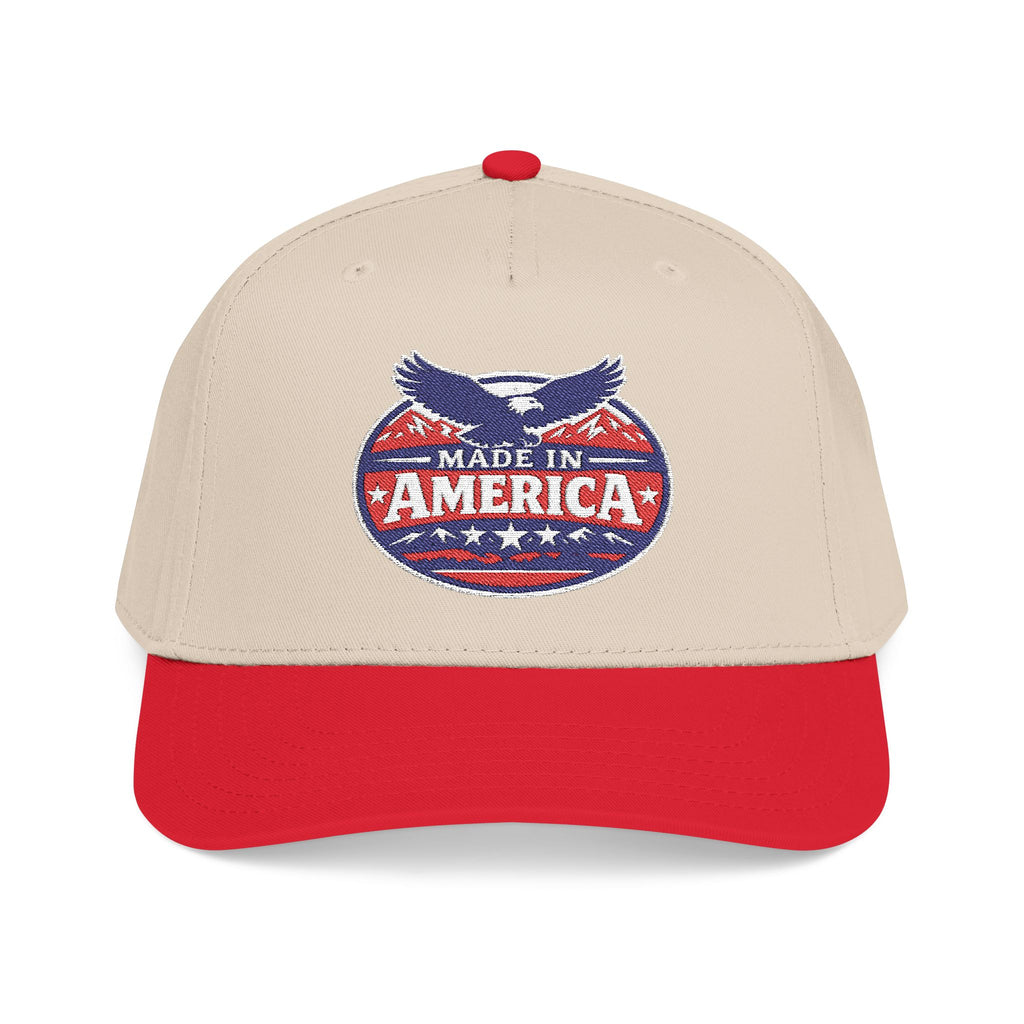 Made in America Baseball Cap - Patriotic Eagle Snapback