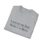 Land of the Free, Home of the Brave T-Shirt — Patriotic American Tee