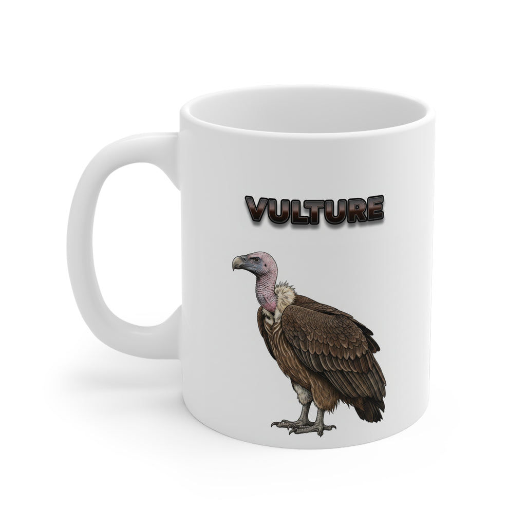 Vulture Coffee Mug – 11oz Ceramic Mug for Animals With Facts Series 1 Gifts