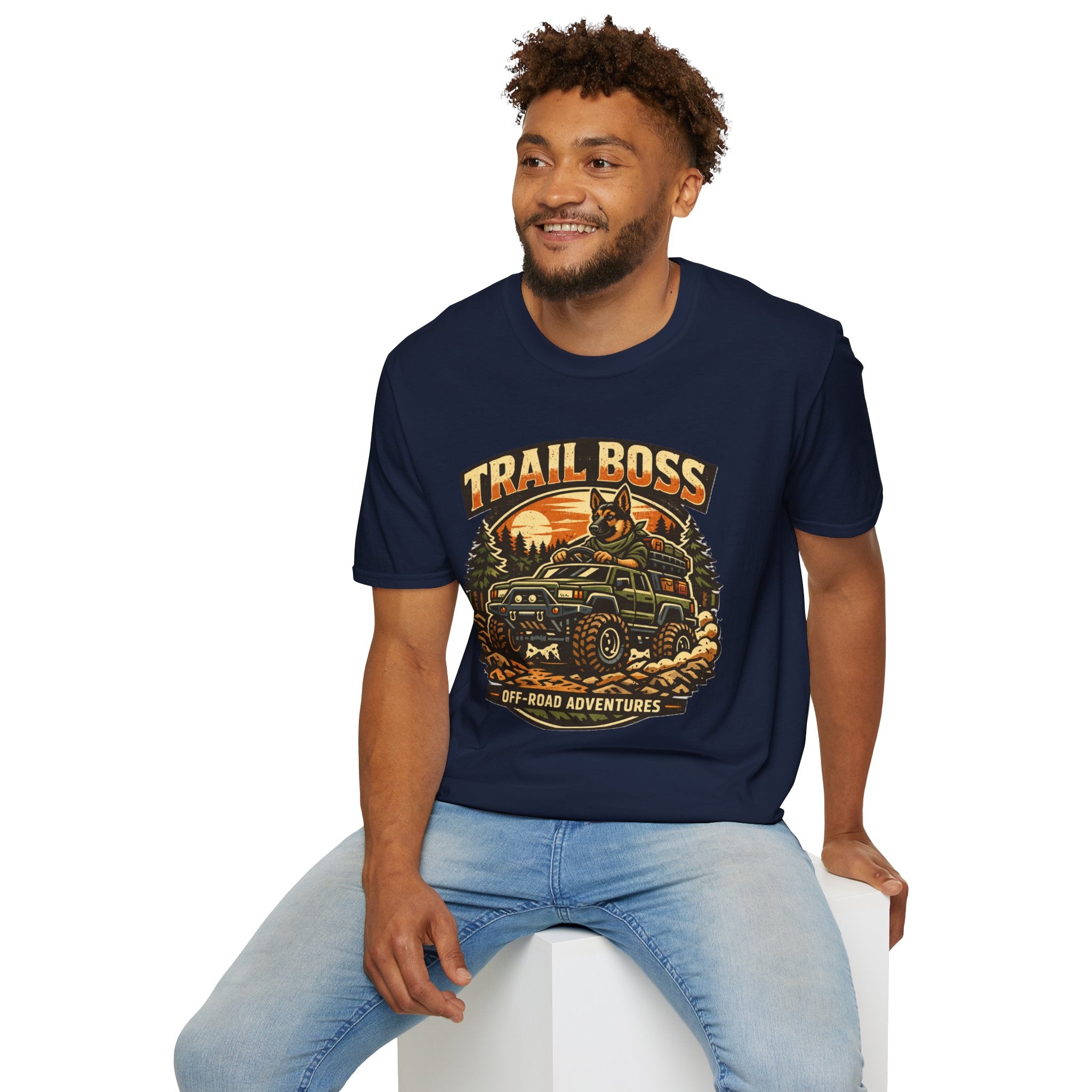 Trail Boss Off-Road T-Shirt — Adventure Jeep Graphic Tee