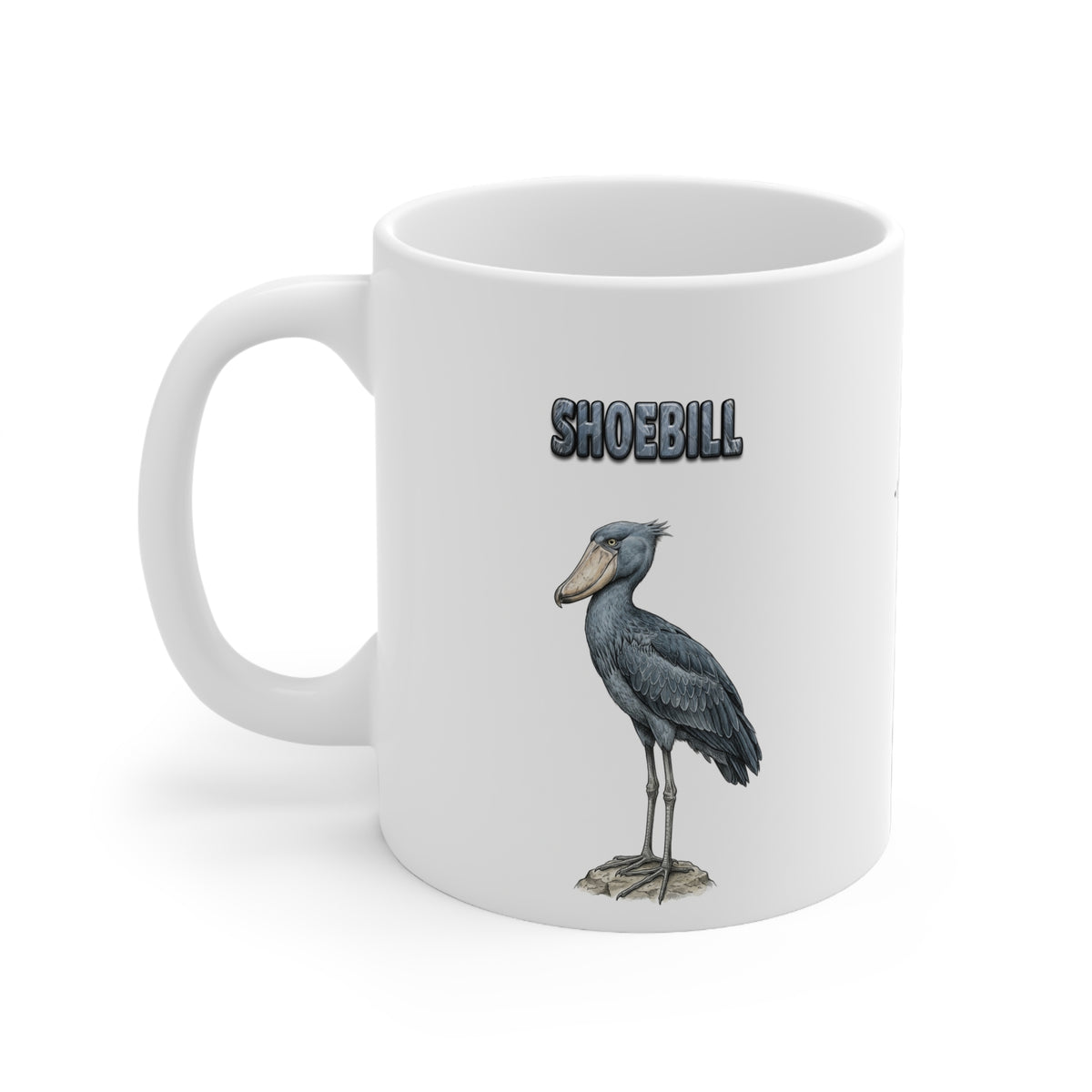 Shoebill Coffee Mug – 11oz Ceramic Mug for Animals With Facts Series 1 Gifts