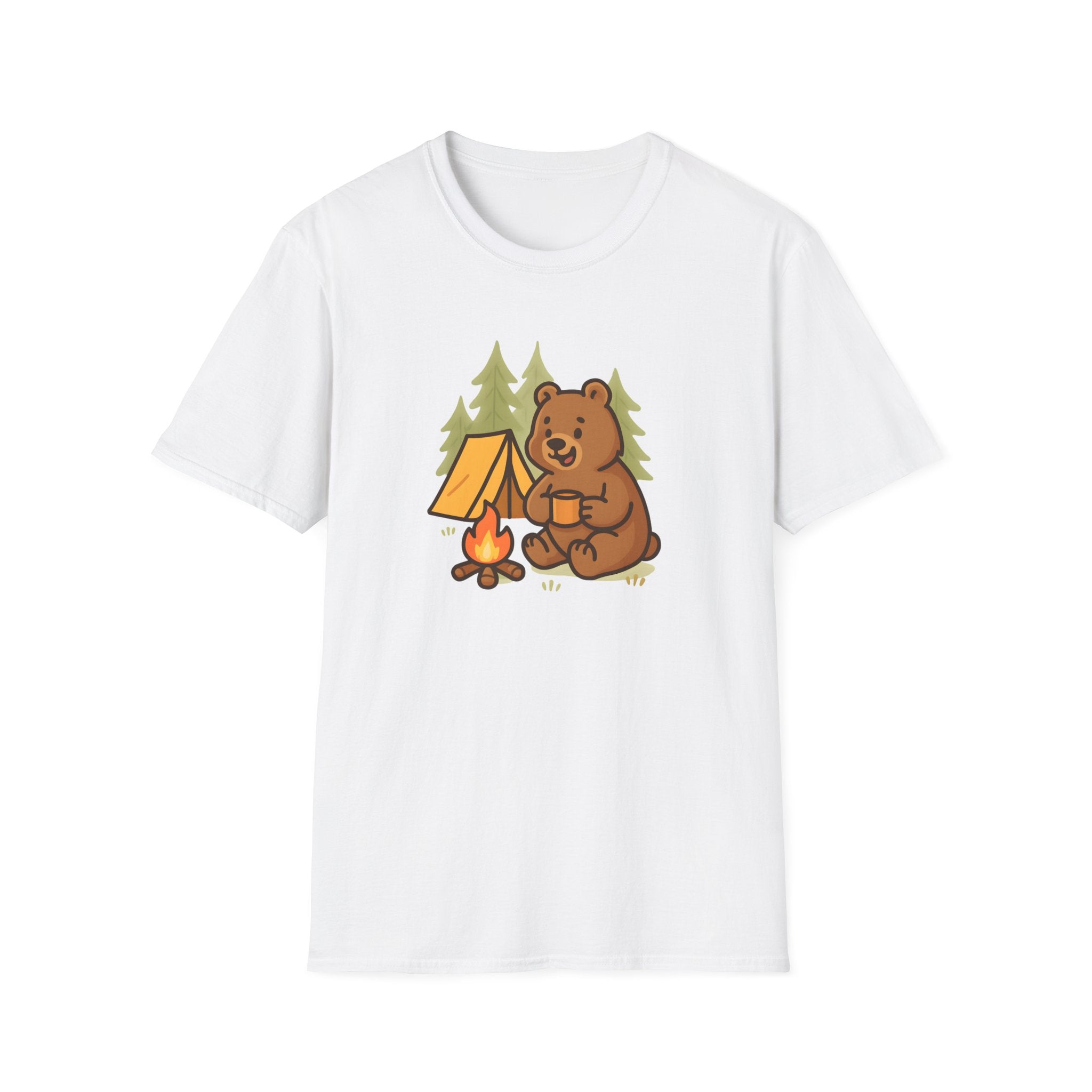 Bear at Campfire Tee