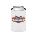 Made in America Can Cooler — Real American Patriotic Beer Koozie