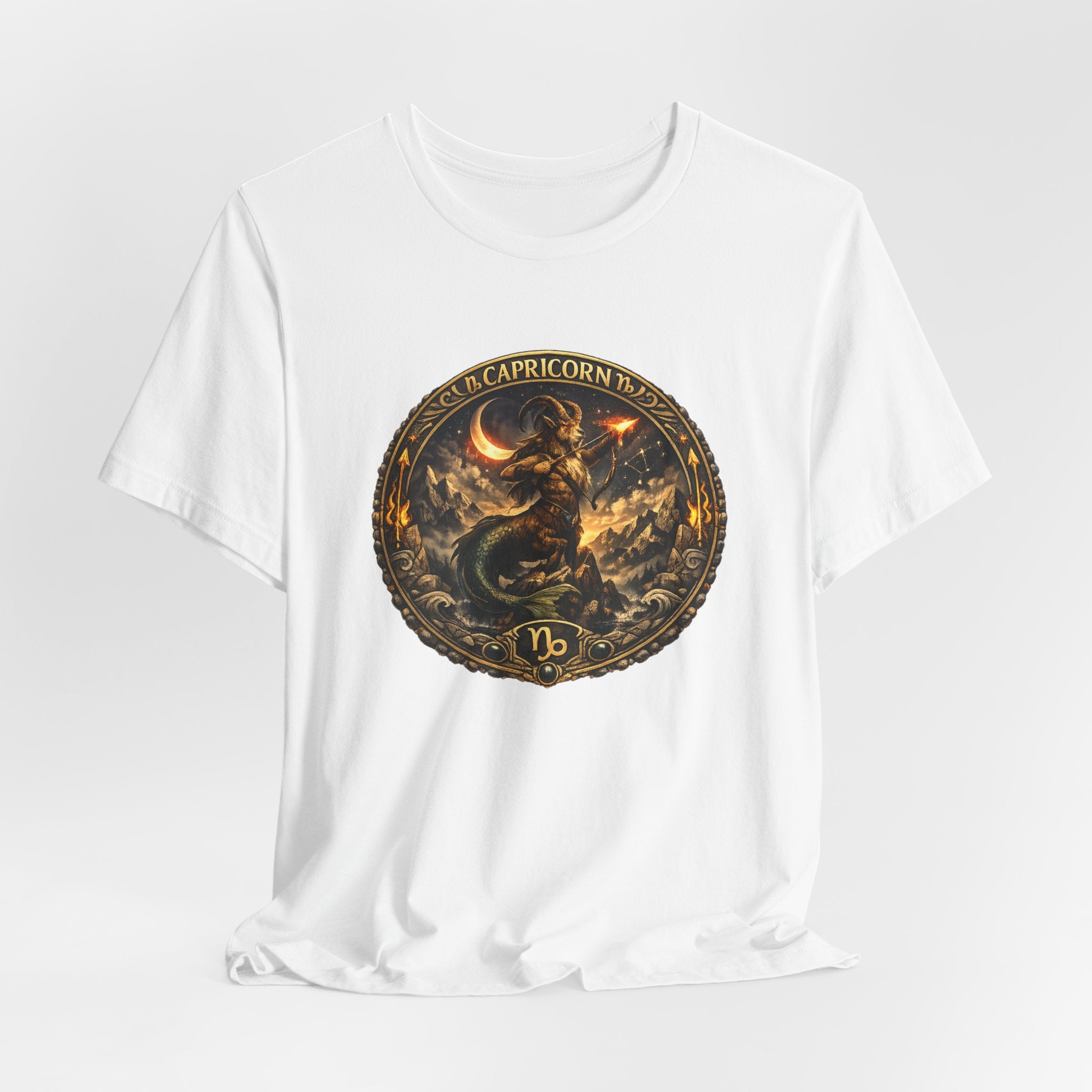 Capricorn Zodiac Tee — Mythic Sea-Goat Astrology T-Shirt