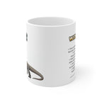 Komodo Dragon Coffee Mug – 11oz Ceramic Mug for Animals With Facts Series 2 Gifts