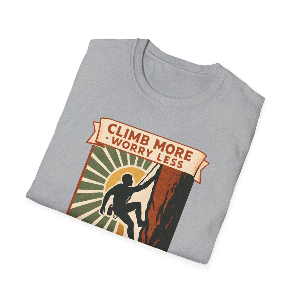 Climb More Worry Less Tee