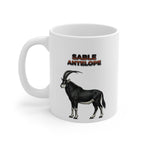 Sable Antelope Coffee Mug – 11oz Ceramic Mug for Animals With Facts Series 1 Gifts