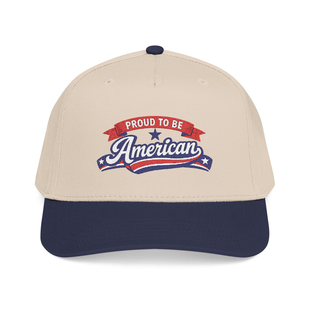 Proud to Be American Baseball Cap — Patriotic USA Snapback Hat