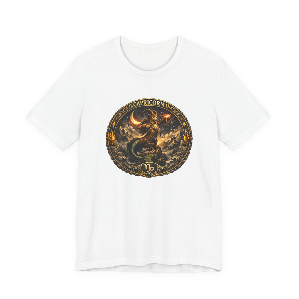 Capricorn Zodiac Tee — Mythic Sea-Goat Astrology T-Shirt