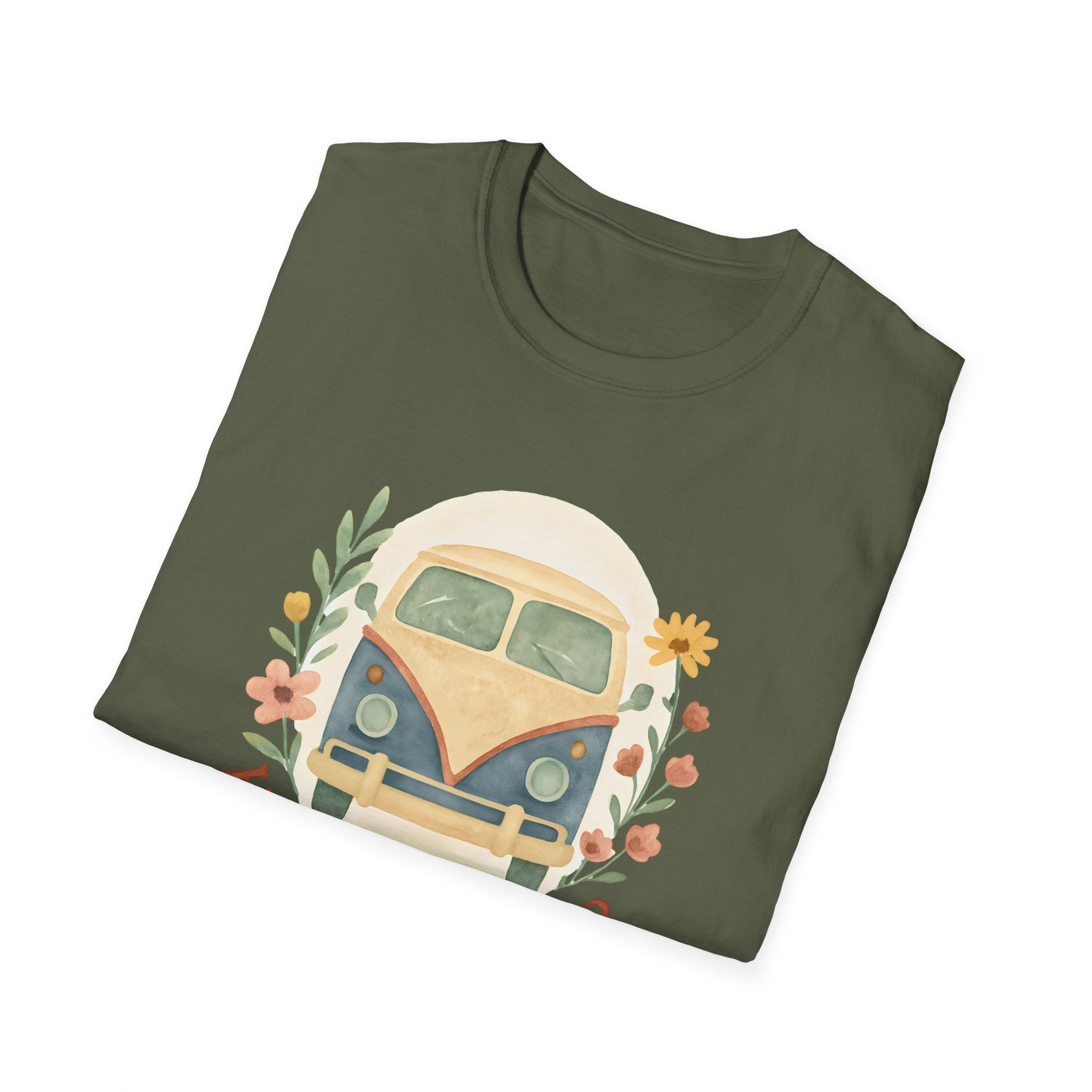 Floral Camper Van Tee