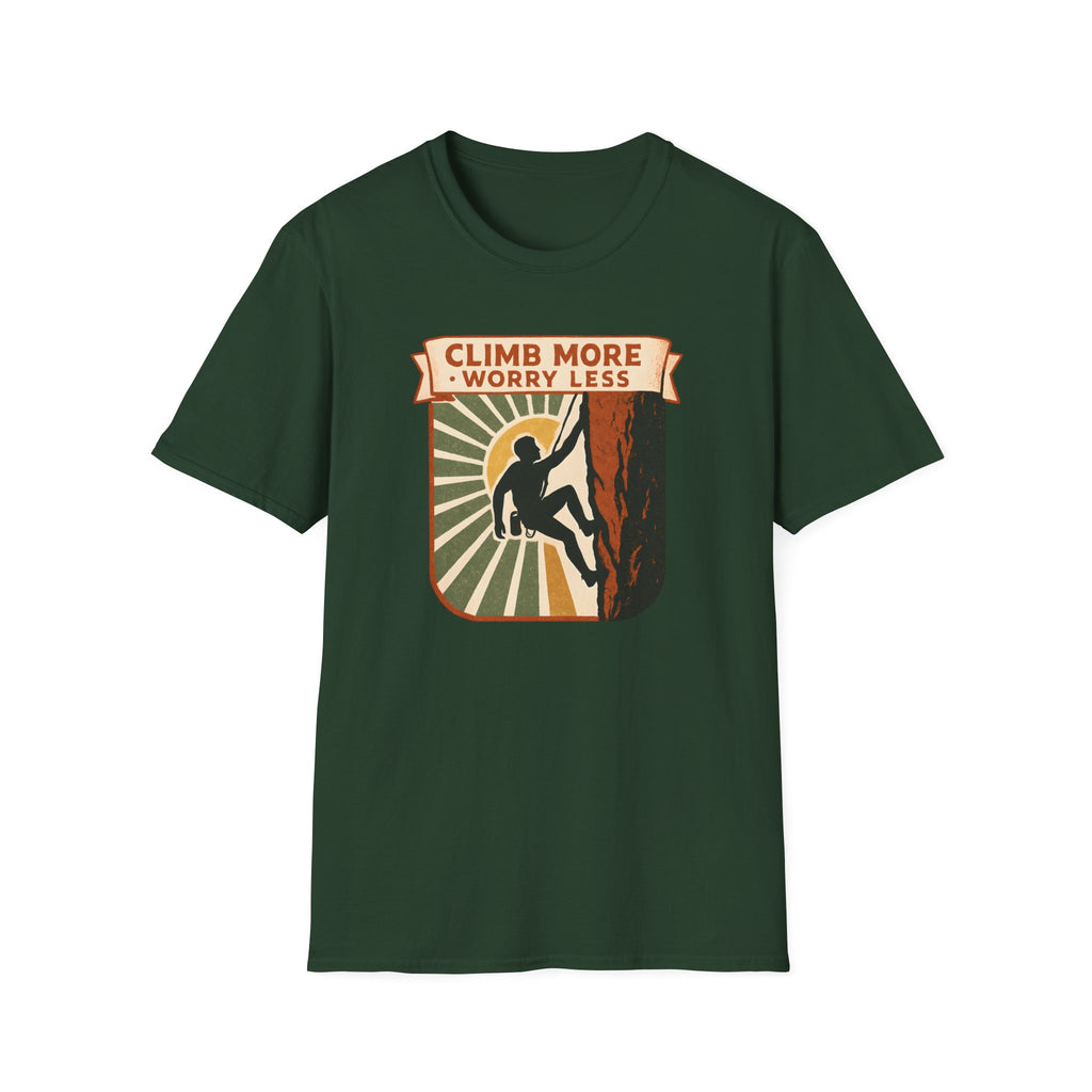 Climb More Worry Less Tee