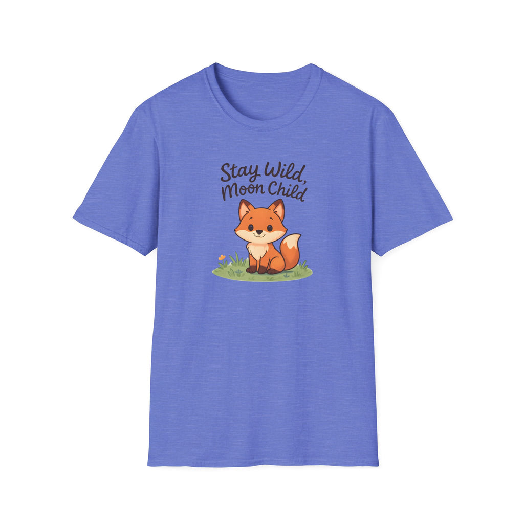 Stay Wild Moon Child Fox T-Shirt — Cute Woodland Animal Tee