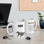 Komodo Dragon Coffee Mug – 11oz Ceramic Mug for Animals With Facts Series 2 Gifts