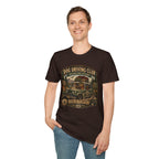 Dog Driving Club T‑Shirt — National Park Explorer Retro Pet Road Trip Tee