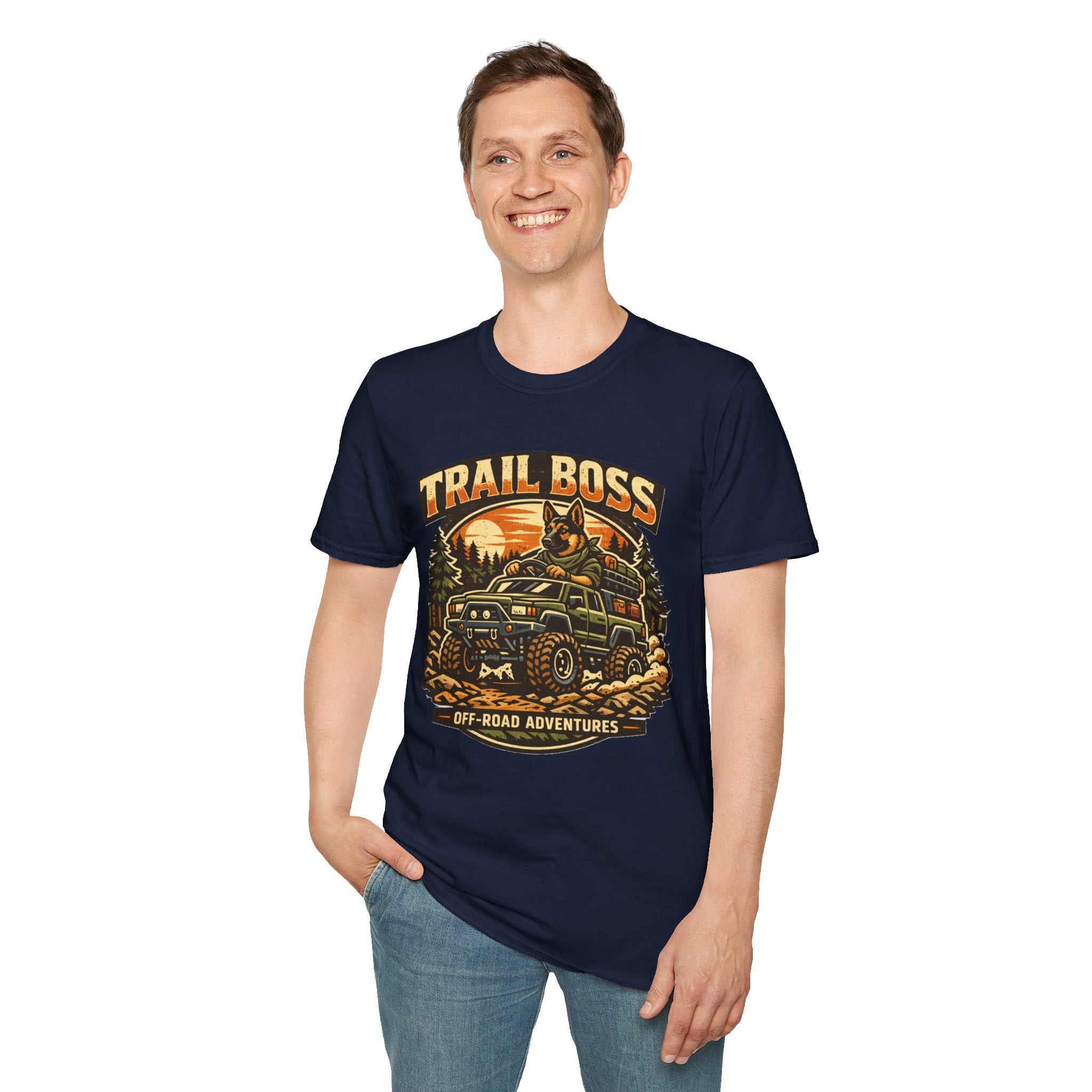 Trail Boss Off-Road T-Shirt — Adventure Jeep Graphic Tee