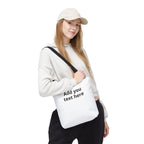 Personalized Tote Bag — Custom Text AOP Reusable Shopping Tote
