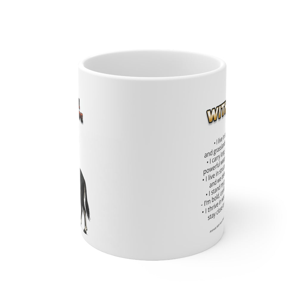 Sable Antelope Coffee Mug – 11oz Ceramic Mug for Animals With Facts Series 1 Gifts
