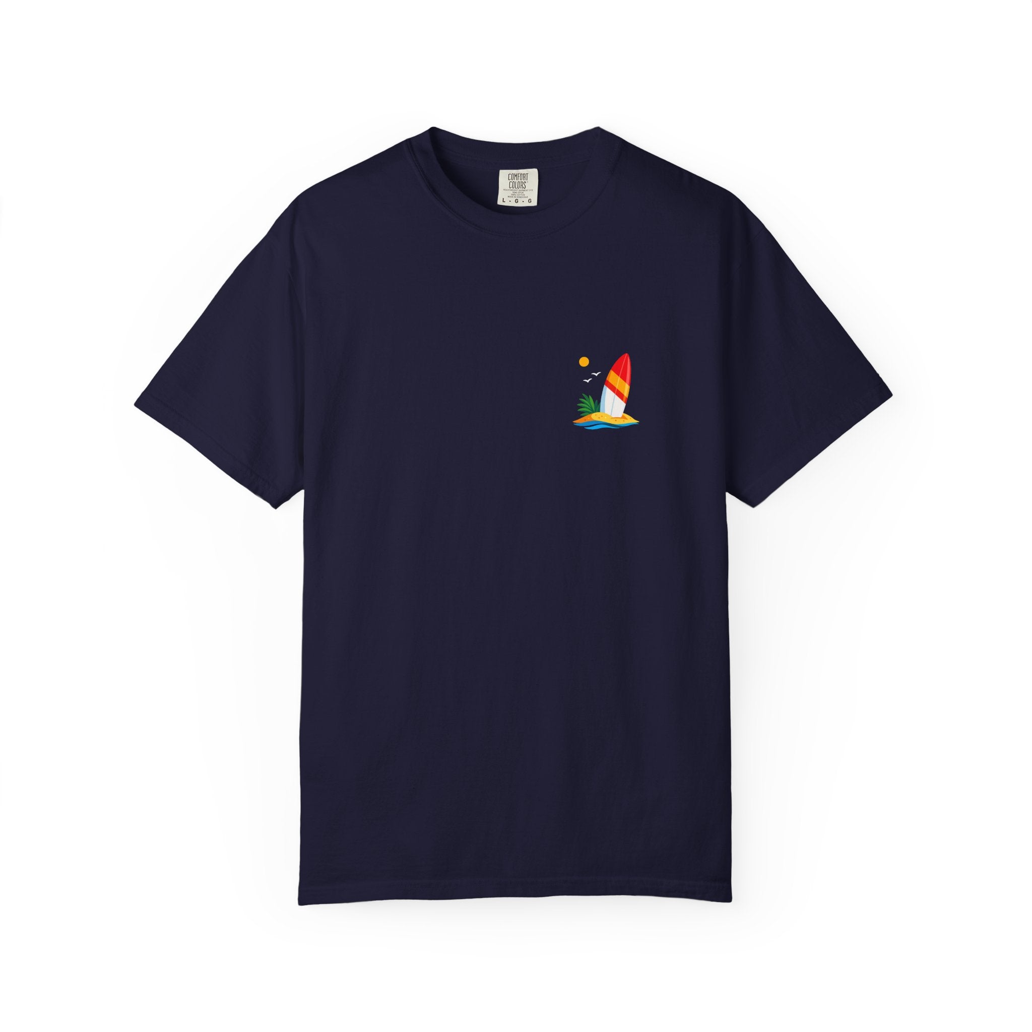 Beach Sailboat T-Shirt — Small Chest Graphic, Summer Vacation Tee