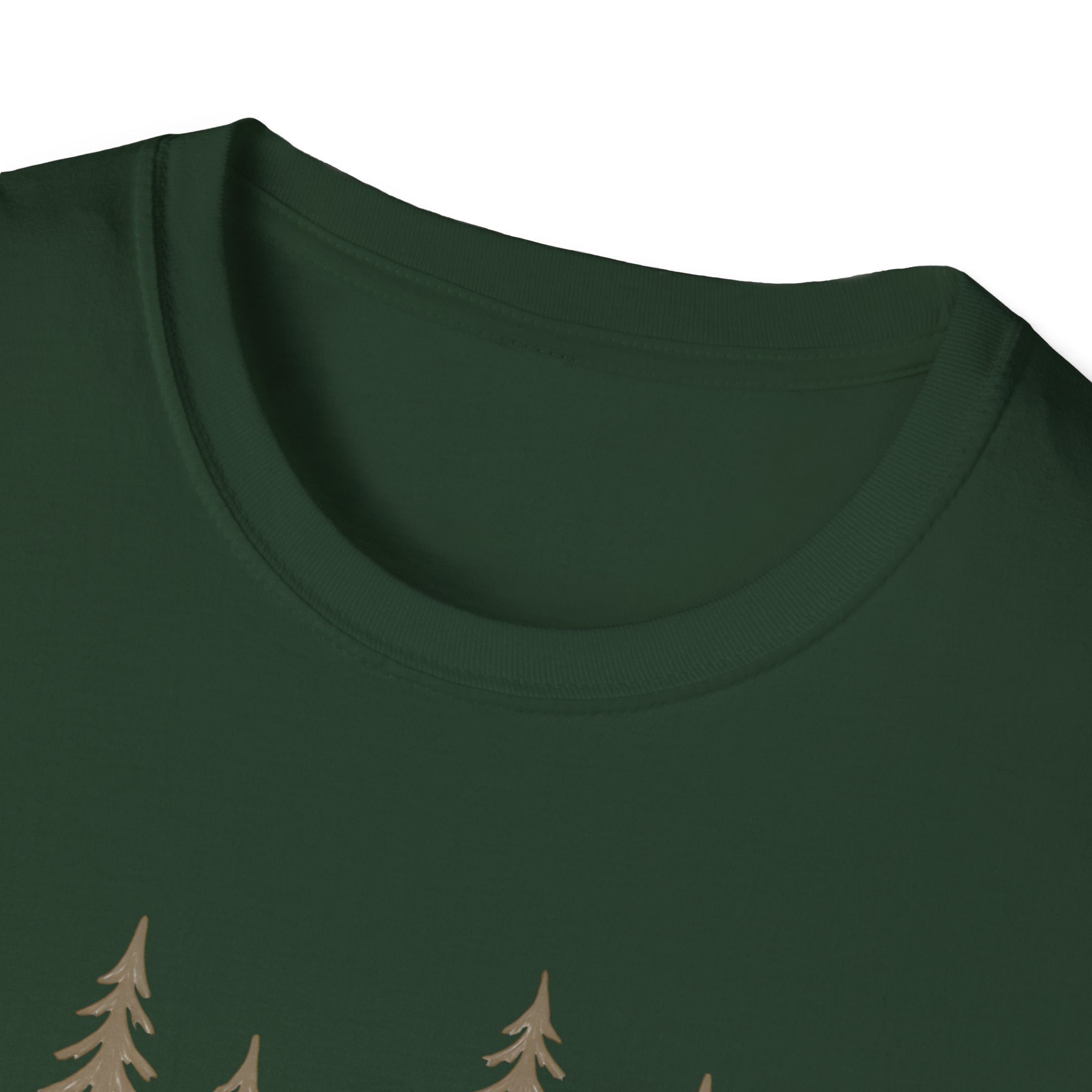 Camping Tent Tee — Minimal Lakeside Campfire Graphic T-Shirt