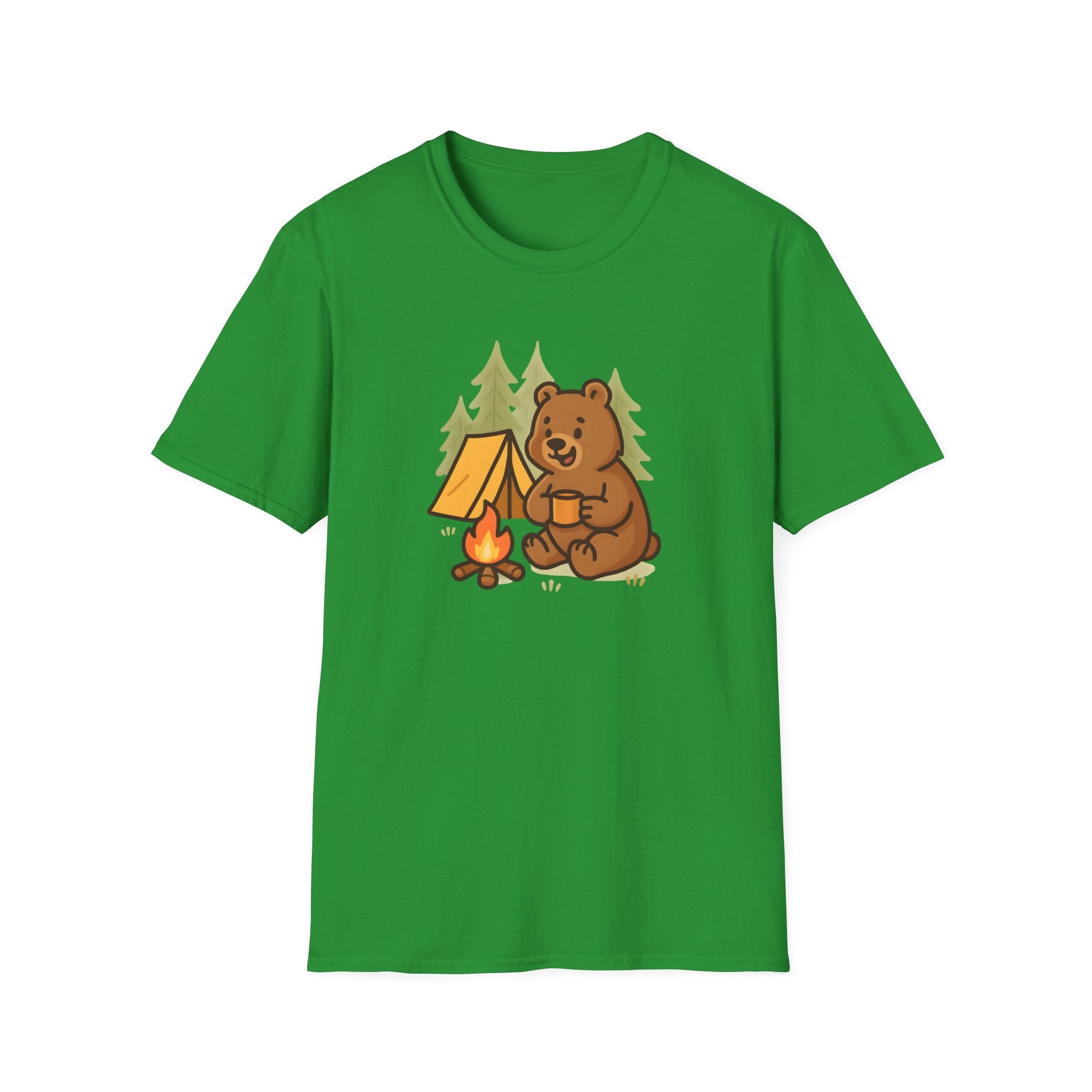 Bear at Campfire Tee
