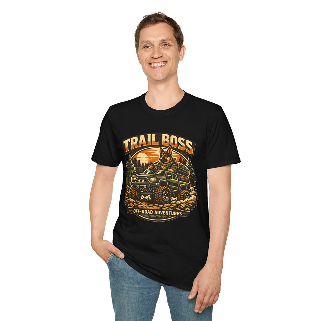 Trail Boss Off-Road T-Shirt — Adventure Jeep Graphic Tee