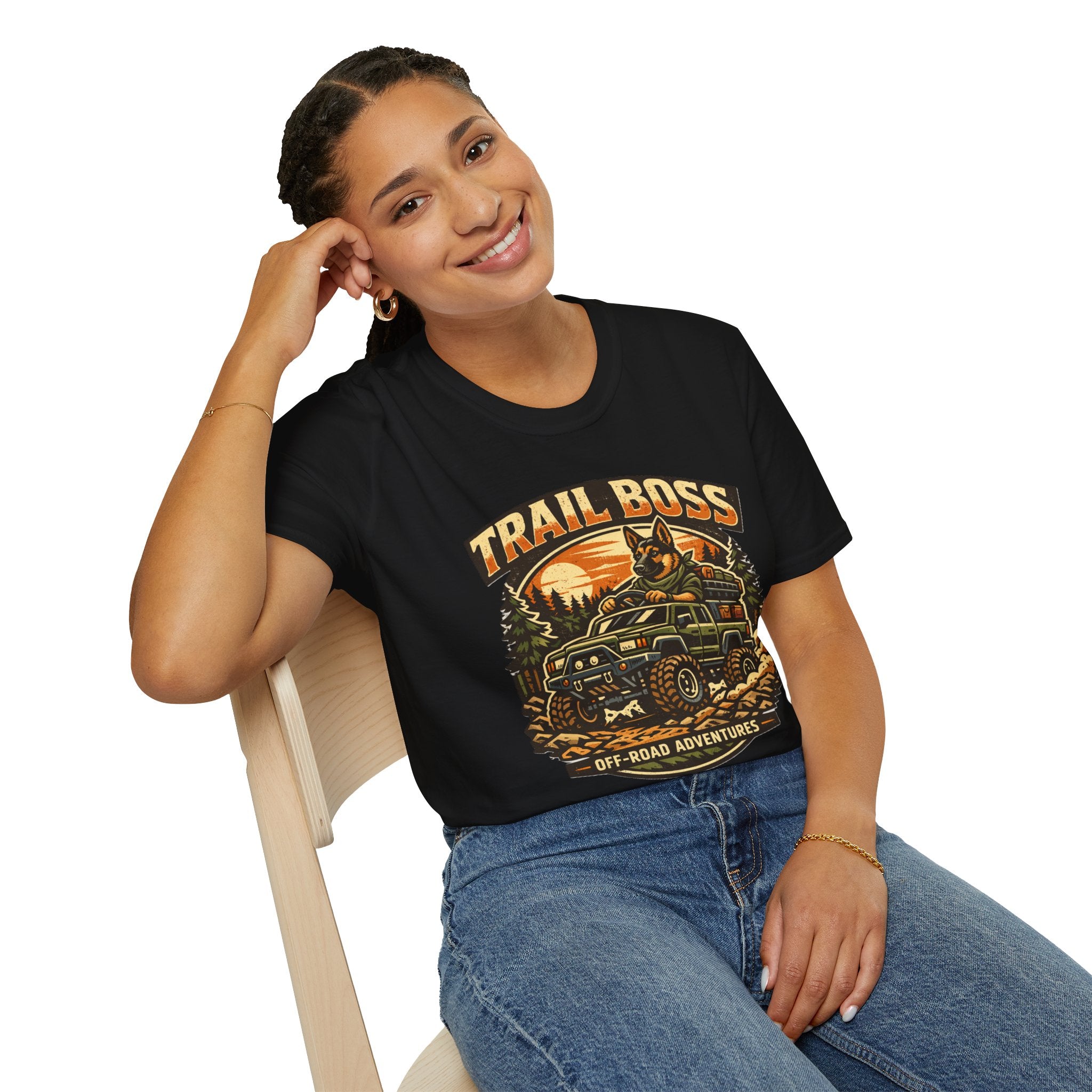 Trail Boss Off-Road T-Shirt — Adventure Jeep Graphic Tee