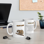 Slow Loris Coffee Mug – 11oz Ceramic Mug for Animals With Facts Series 2 Gifts