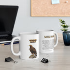 Golden Eagle Coffee Mug – 11oz Ceramic Mug for Animals With Facts Series 3 Gifts