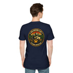 Snow Plow Cruiser T-Shirt — Husky Driving Plow Winter Tee