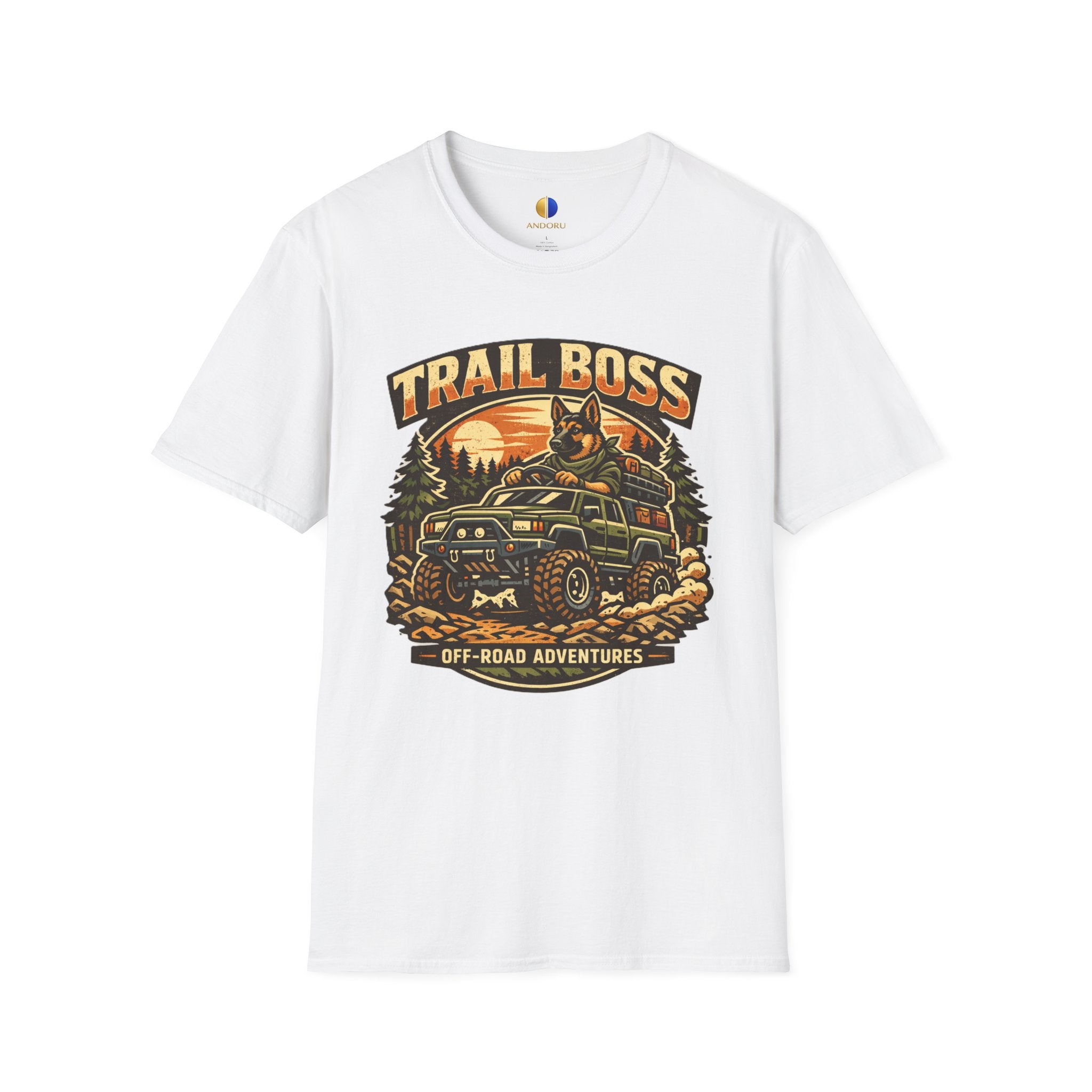 Trail Boss Off-Road T-Shirt — Adventure Jeep Graphic Tee