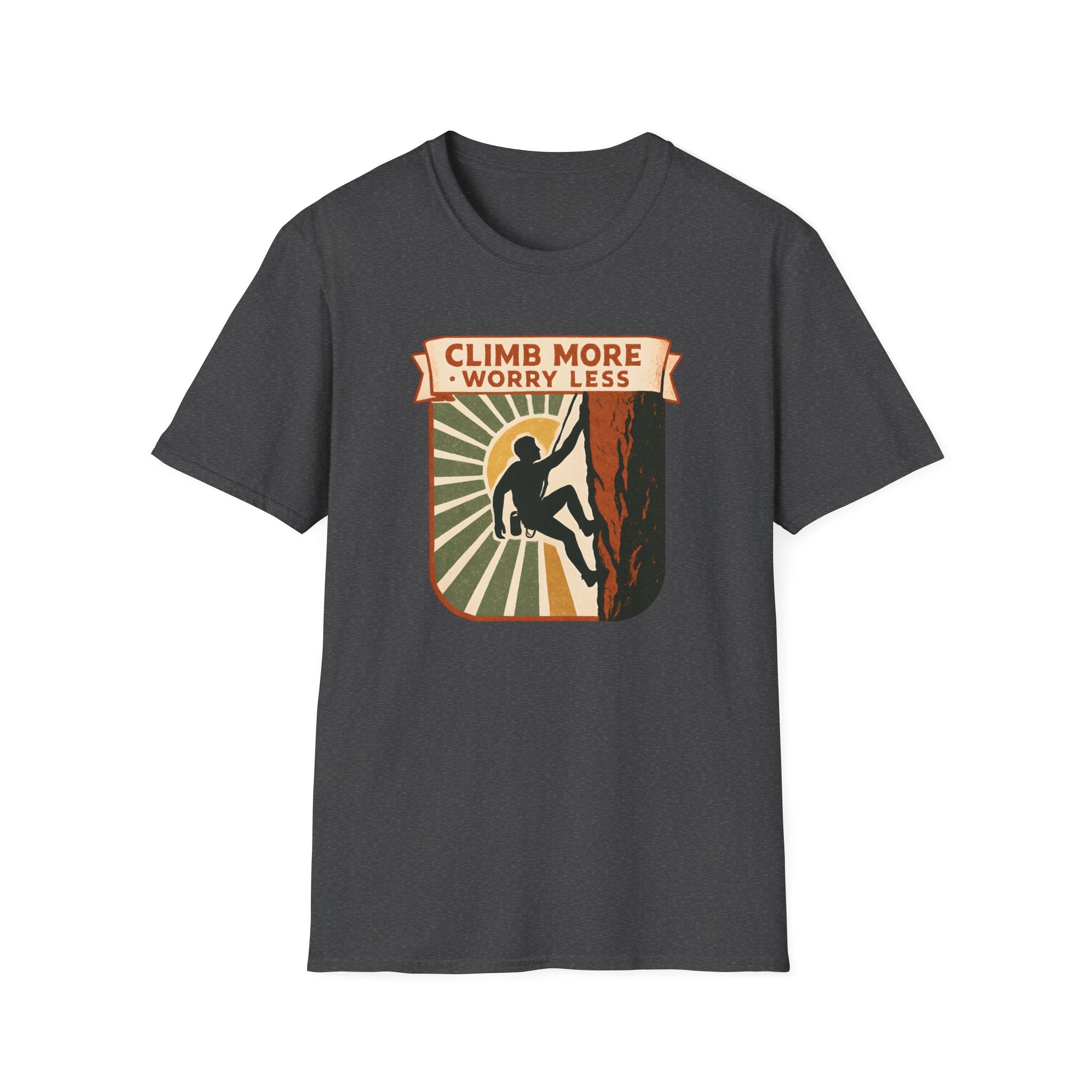 Climb More Worry Less Tee