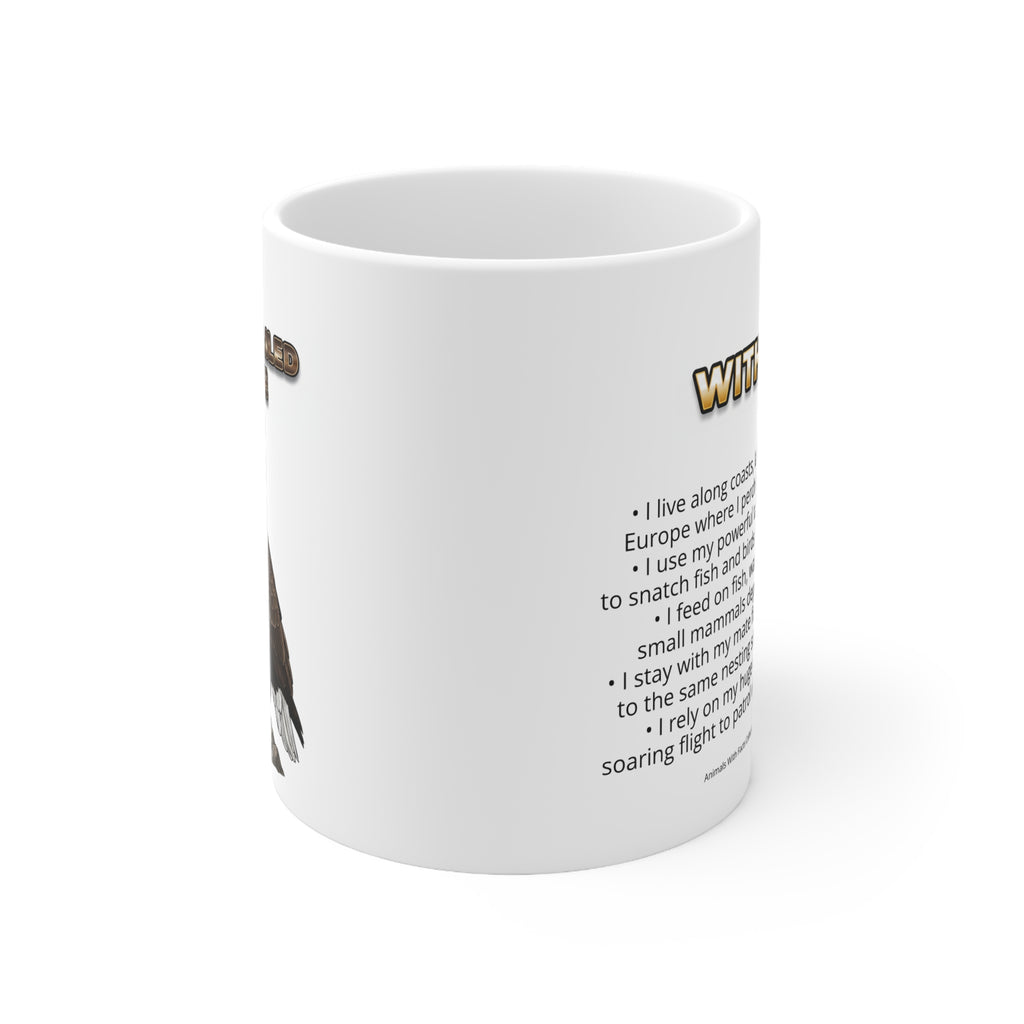 White-tailed Eagle Coffee Mug – 11oz Ceramic Mug for Animals With Facts Series 3 Gifts