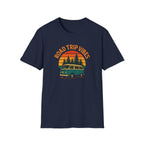 Road Trip Vibes T-Shirt — Retro Van Sunset Graphic