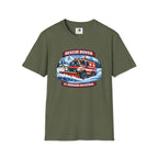 Rescue Rover T-Shirt — St. Bernard Mountain Rescue Truck Design