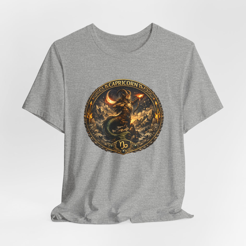 Capricorn Zodiac Tee — Mythic Sea-Goat Astrology T-Shirt