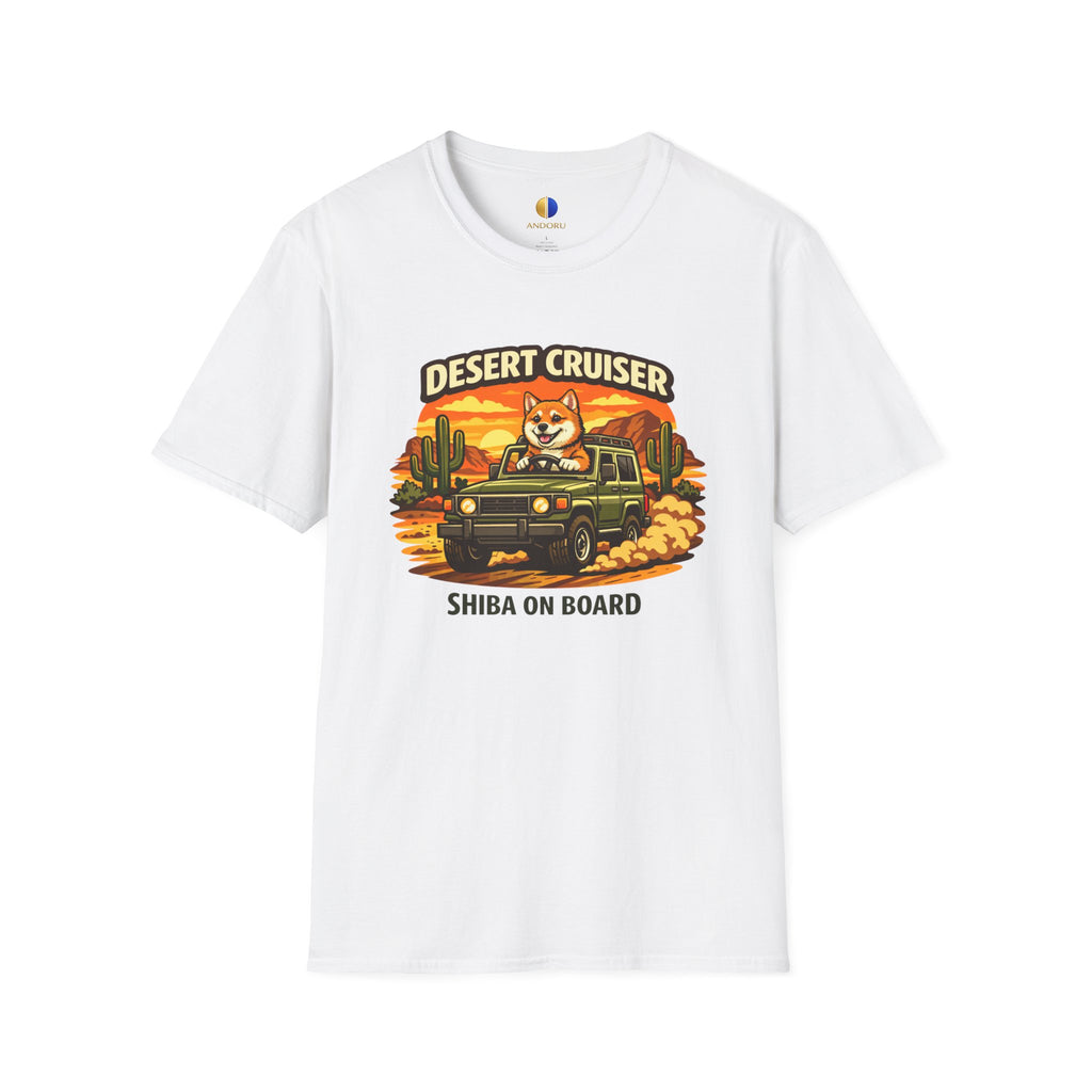 Desert Cruiser T-Shirt — Shiba Inu Off-Road Graphic Tee