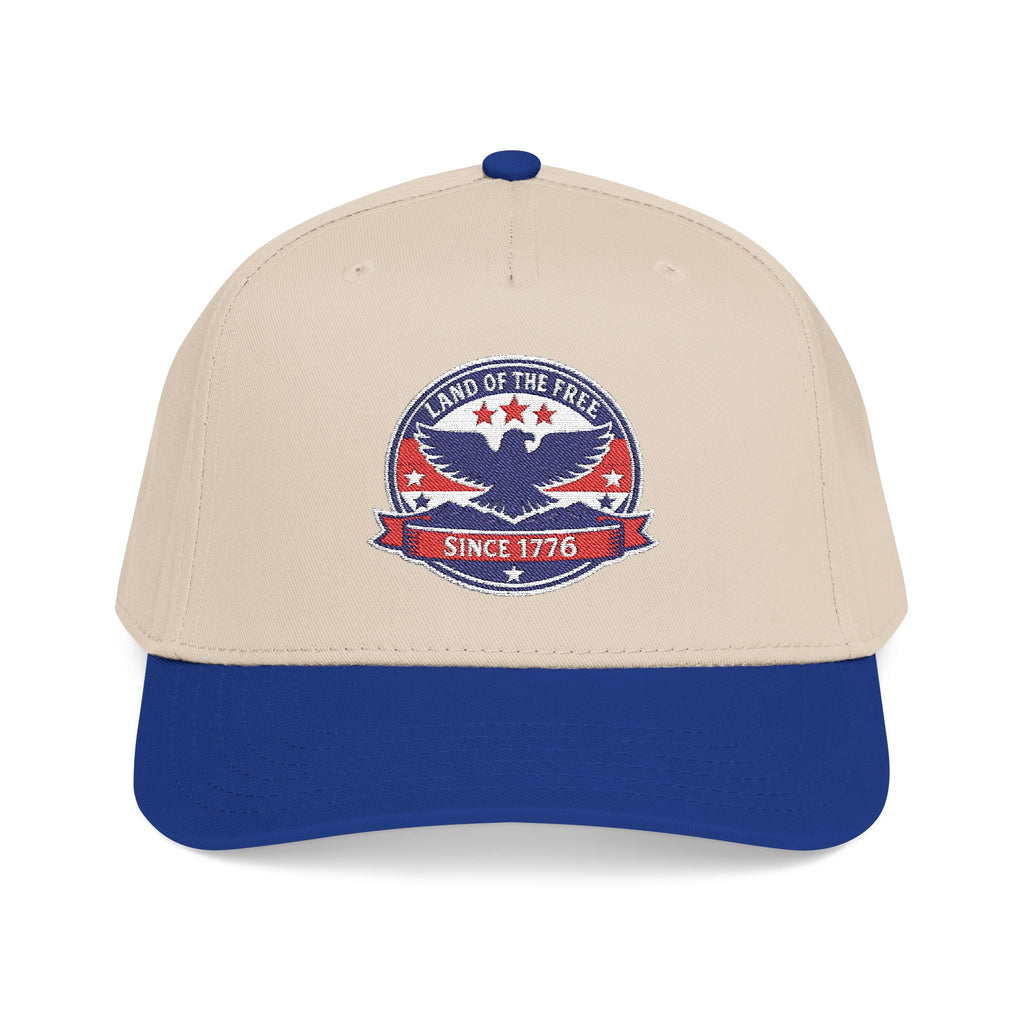 Patriotic Eagle Baseball Cap — Land of the Free Since 1776