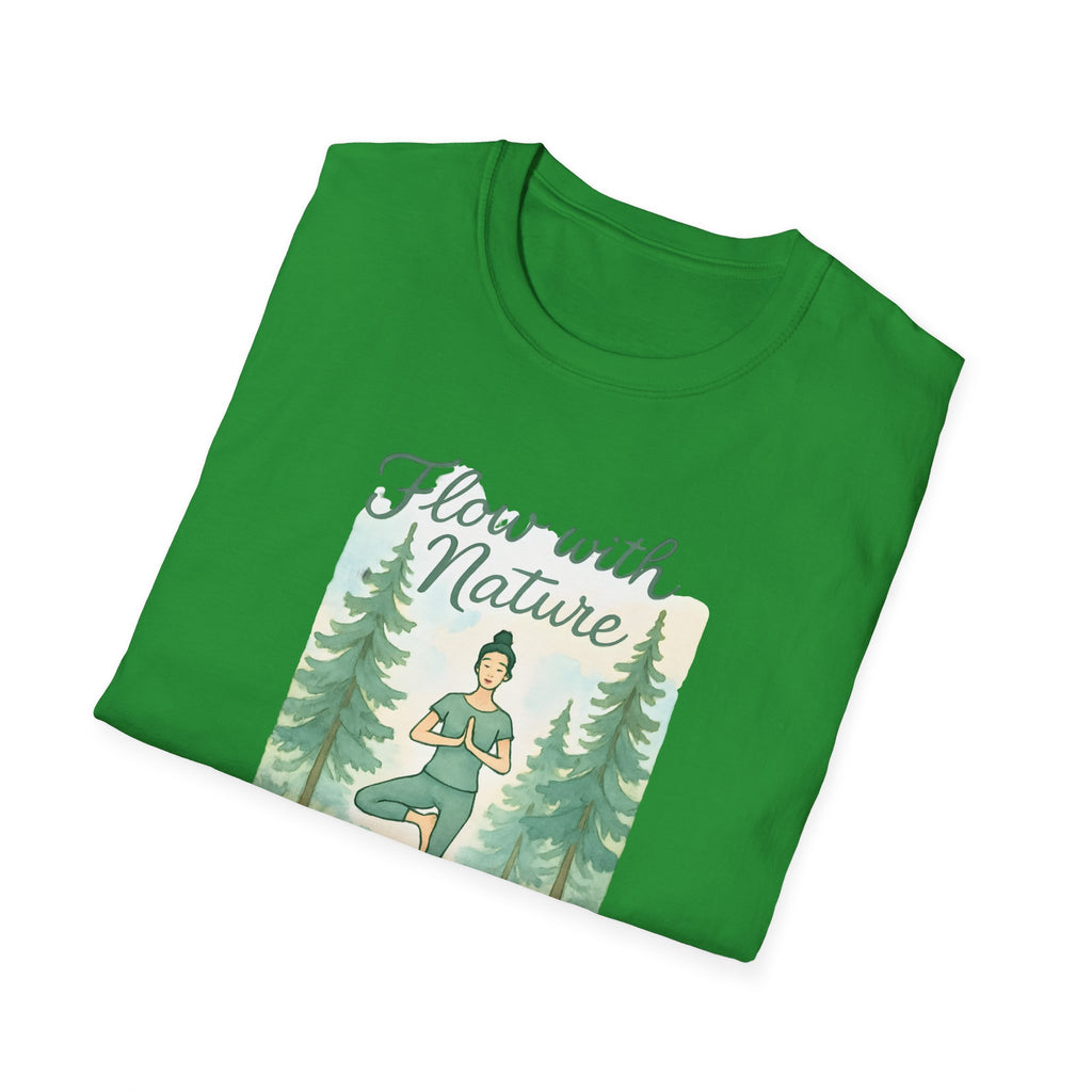 Flow With Nature T-Shirt — Yoga & Meditation Forest Tee