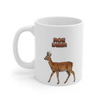 Roe Deer Coffee Mug – 11oz Ceramic Mug for Animals With Facts Series 3 Gifts