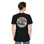 Low Rider Cruise Dog T-Shirt — Retro Palm Sunset Graphic Tee
