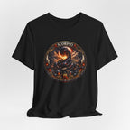 Scorpio Zodiac Tee — Fiery Scorpion Astrology T-Shirt