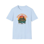 Road Trip Vibes T-Shirt — Retro Van Sunset Graphic