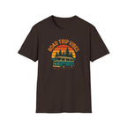 Road Trip Vibes T-Shirt — Retro Van Sunset Graphic