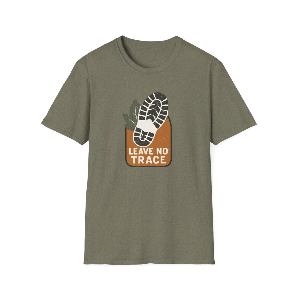 Leave No Trace Hiking T-Shirt — Eco Outdoor Trail Conservation Tee