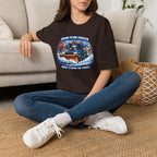Snow Plow Cruiser T-Shirt — Husky Driving Plow Winter Tee