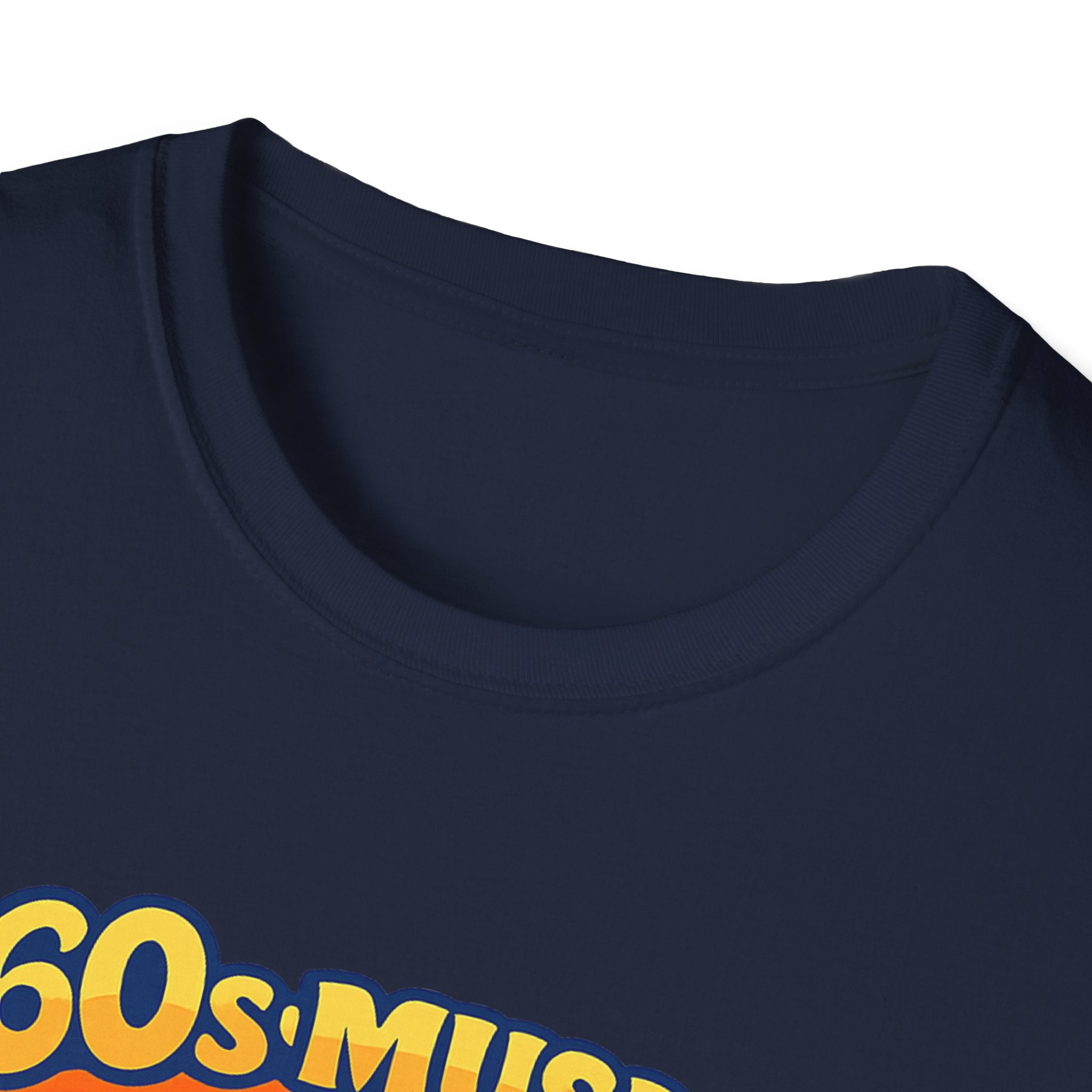60s Music T-Shirt — Retro Peace & Love Vintage Radio Design